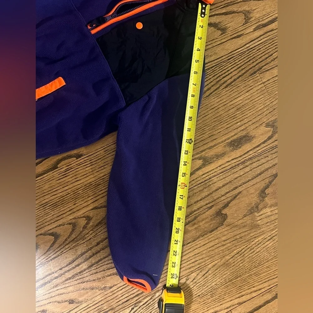 Kids Old Navy Purple and Orange Fleece Jacket
